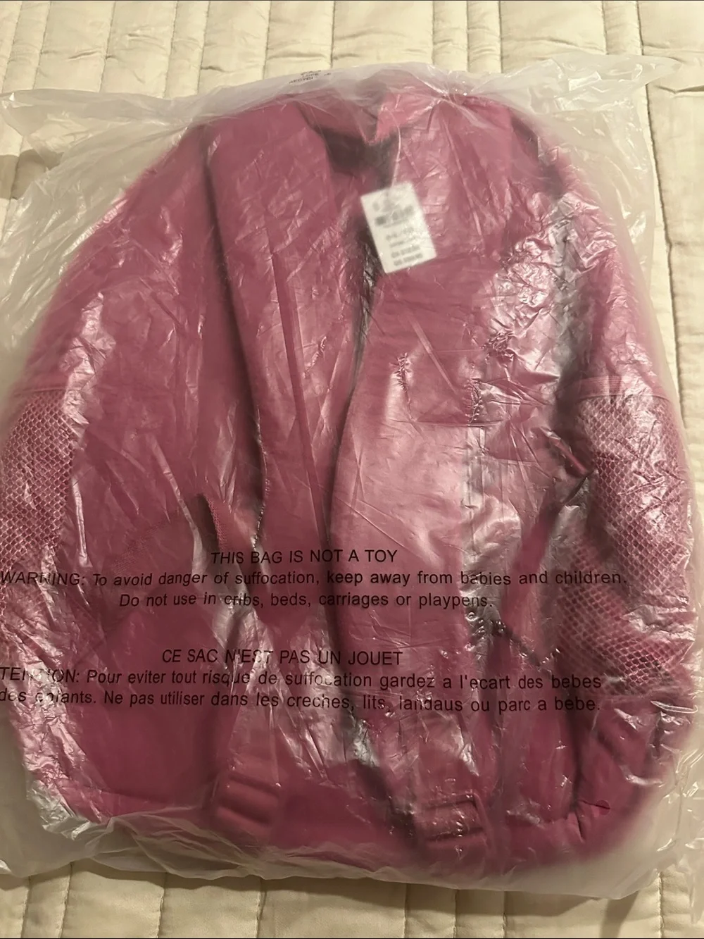 PINK Victoria Secret Quilted Puffer Backpack NWT